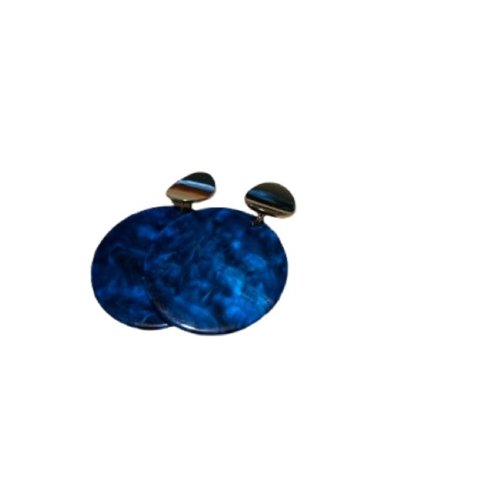 Elegant Blue Dangle Earrings